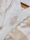 Premium Mul Chanderi Handwork Kurti Set- Ready to Wear