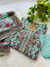 Glam Crepe Mirror Work Ready to wear Kurti Set