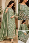 ✨ Pure Crepe Handwork Unstitched Suit ✨