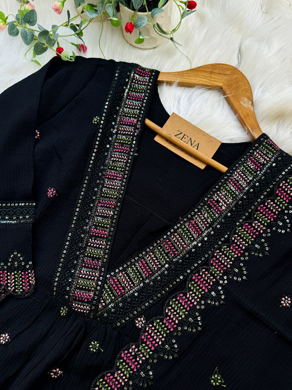 ✨ Crush Rayon Anarkali Set ✨