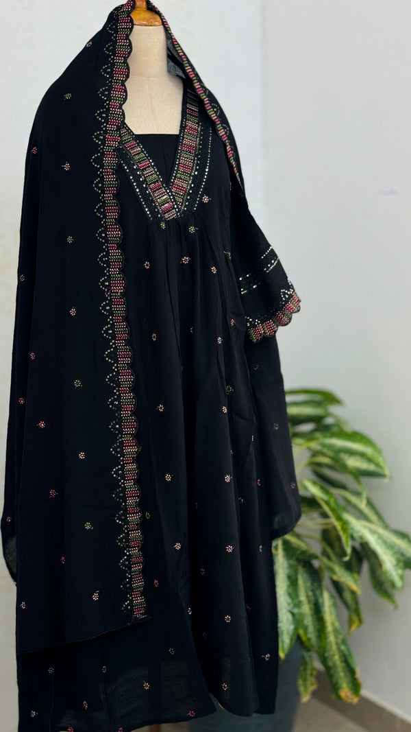 ✨ Crush Rayon Anarkali Set ✨