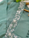 PURE CHINNON HAND WORK KURTI SET