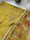✨ Crepe Hand-Detailed Unstitched Suit ✨
