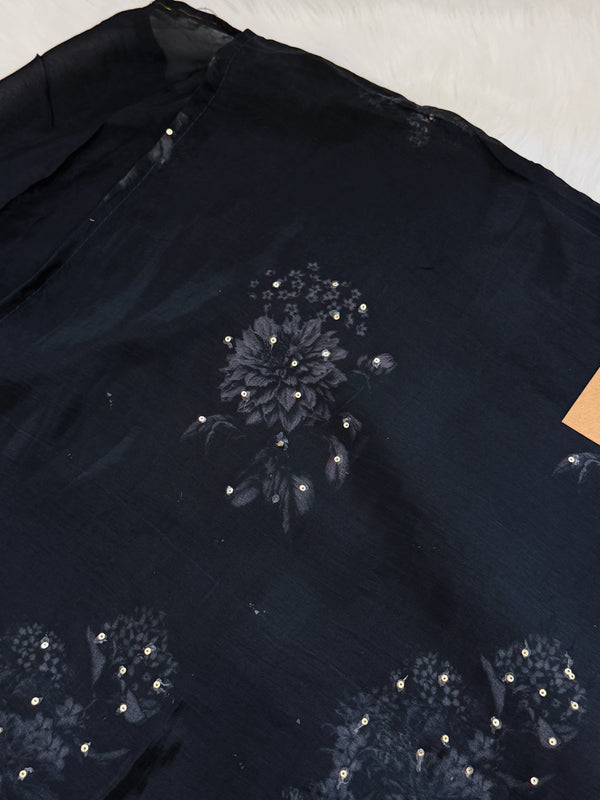✨ Crepe Hand-Detailed Unstitched Suit ✨