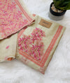 🌼✨ Onam Arrival | Linen Hand-Detailed Unstitched Suit ✨🌼