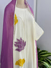 Premium Mul Chanderi Handcrafted A-Line Kurti Set