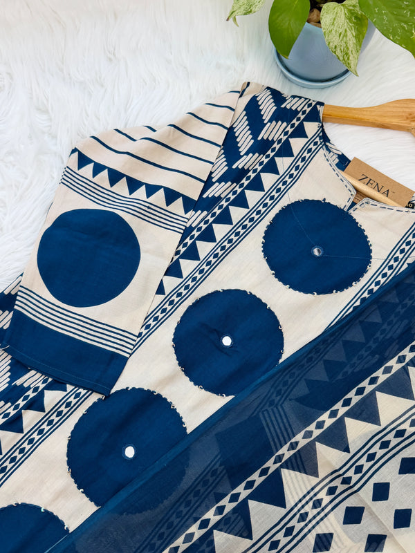 Pure Cotton Ready-to-Wear Kurti Set — Comfort Meets Everyday Elegance
