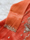 ✨ Crush Tissue Silk Handwork Party Wear Kurti Set ✨