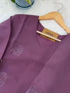 ✨ Mul Chanderi Handwork Kurti Set
