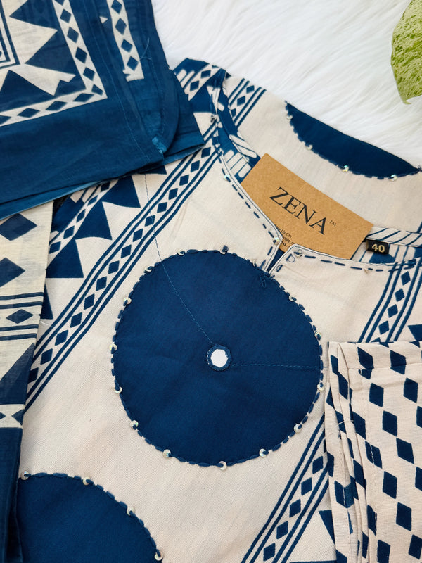 Pure Cotton Ready-to-Wear Kurti Set — Comfort Meets Everyday Elegance