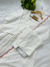 Mul Chanderi Anarkali Kurti Set – Onam Special