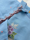 ✨ Premium Mul Chanderi Appliqué Work Kurti Set ✨