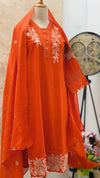 ✨ Pure Cotton Embroidered Kurti Set