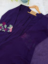 ✨ Premium Cotton Embroidered Kurti Set