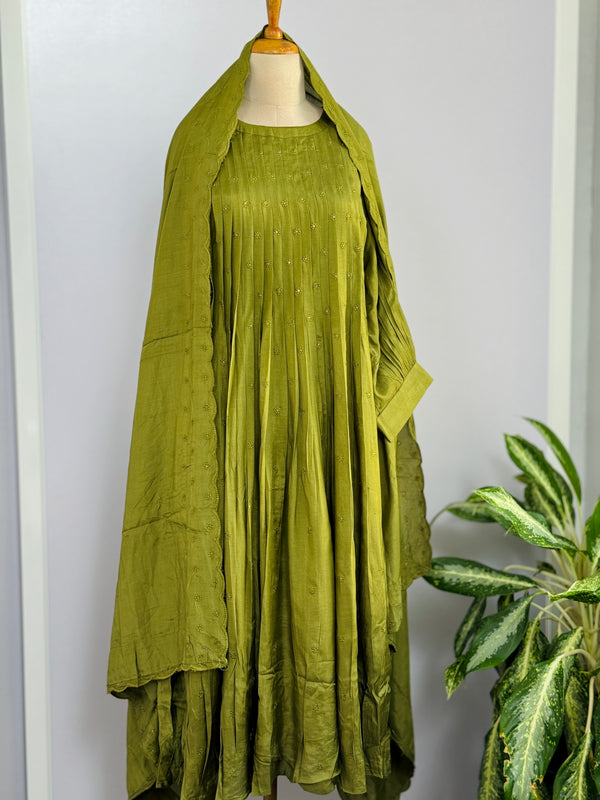 Pure Mul Cotton Anarkali Kurti Set – Elegant Everyday & Festive Wear