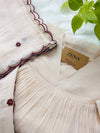 ✨ Mul Chanderi Handwork Anarkali Set