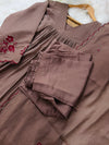 ✨ Mul Chanderi Handwork Anarkali Set