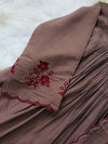 ✨ Mul Chanderi Handwork Anarkali Set