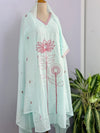 Pure Mul Cotton Embroidered Kurti Set – Elegant Everyday Ethnic Wear