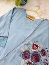✨ Imported Crush Rayon Ready-to-Wear Embroidered Anarkali set