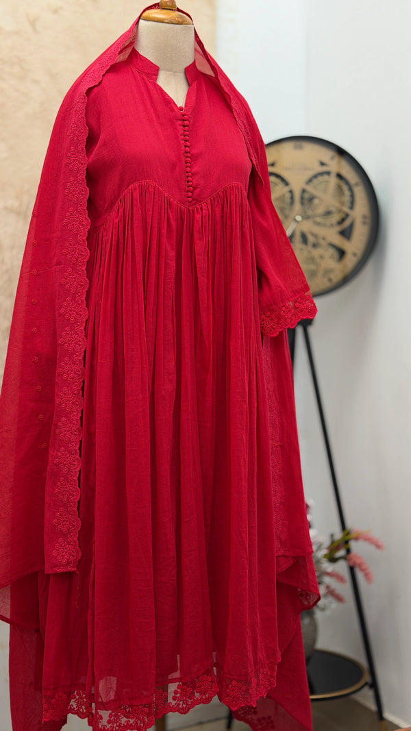 ✨ Pure Mul Cotton Anarkali Set ✨