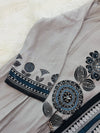 ✨ Mul Chanderi Hand-Detailed Kurti Set