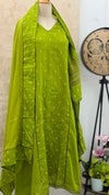 ✨ Premium Cotton Embroidered Kurti Set