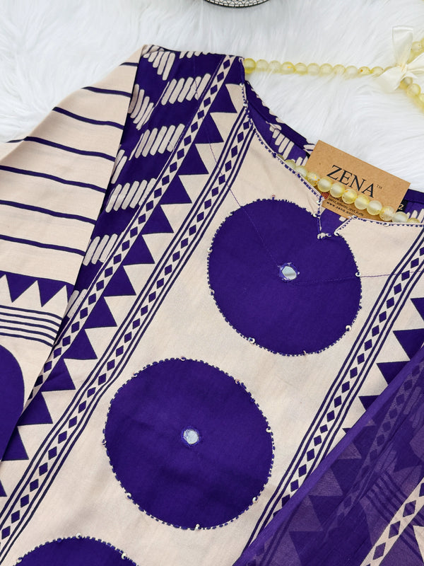 Pure Cotton Ready-to-Wear Kurti Set — Comfort Meets Everyday Elegance