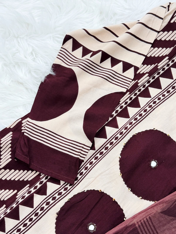 Pure Cotton Ready-to-Wear Kurti Set — Comfort Meets Everyday Elegance