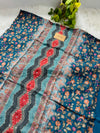 Unstitched Crêpe Mirror Work Partywear Suit – Elegant Festive Wear