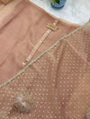✨ Crush Tissue Silk Jacquard Work Unstitched Suit ✨