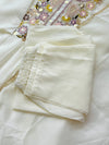 ✨ Glass Chanderi Handwork Anarkali Set ✨