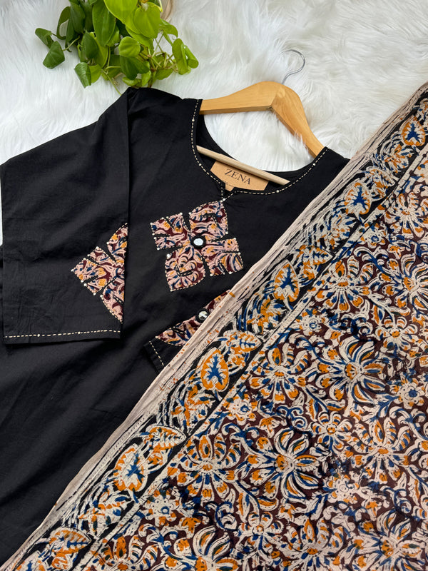 Pure Cotton Ready-to-Wear Kurti Set