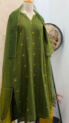 ✨ Pure Cotton Mirror Work Ready-to-Wear Kurti Set ✨