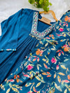 Chinnon Handwork Anarkali Kurti Set