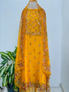Unstitched Organza Digital Printed Suit with Original Mirror Work – Festive Beauty