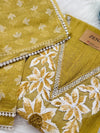 ✨ Jamdhani Cotton Unstitched Partywear Suit ✨