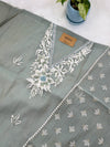 ✨ Jamdhani Cotton Unstitched Partywear Suit ✨