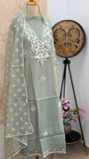 ✨ Jamdhani Cotton Unstitched Partywear Suit ✨