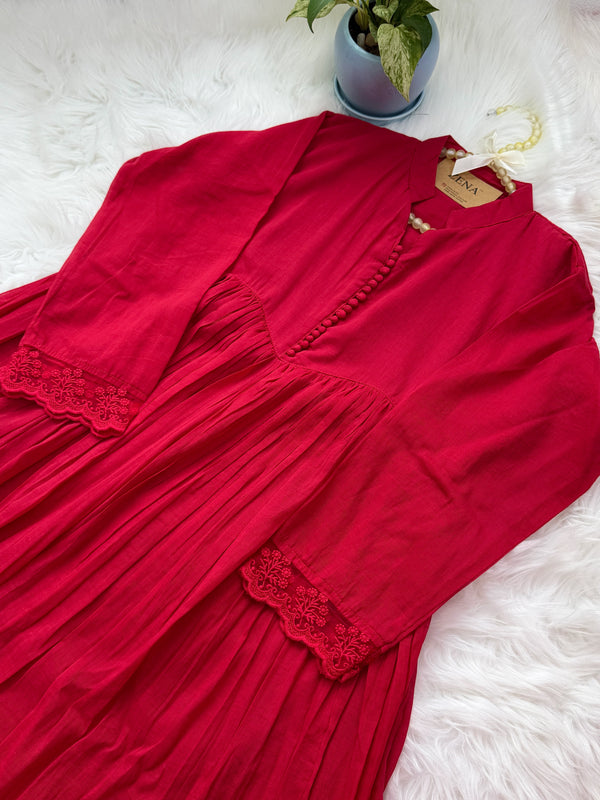 ✨ Pure Mul Cotton Anarkali Set ✨
