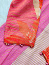 Tissue silk mirror work kurti set