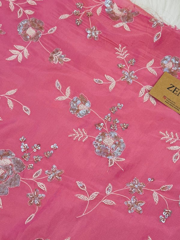 ✨ Premium Tissue Silk Handwork Unstitched Suit ✨