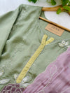 PREMIUM VISCOSE ORGANZA HAND WORK KURTI SET