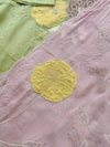 PREMIUM VISCOSE ORGANZA HAND WORK KURTI SET