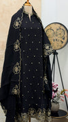 ✨ Roman Silk Embroidered Party Wear Kurti Set ✨