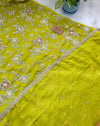 ✨ Premium Cosmo Tissue Silk Handwork Unstitched Suit ✨