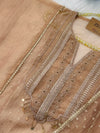 ✨ Tissue Silk Unstitched Partywear Suit ✨