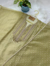 ✨ Tissue Silk Unstitched Partywear Suit ✨