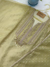 ✨ Tissue Silk Unstitched Partywear Suit ✨