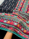 Shimmer Silk Digital Printed Mirror Work Unstitched Suit – Sparkle with Subtle Elegance
